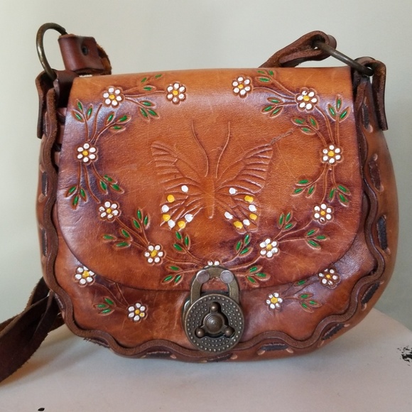 Leather hippie bags Clearance